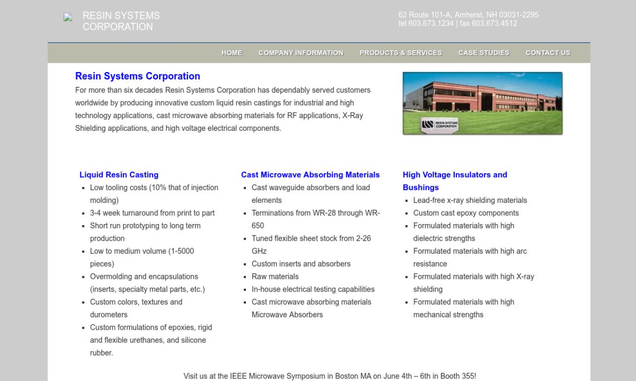 Resin Systems Corporation