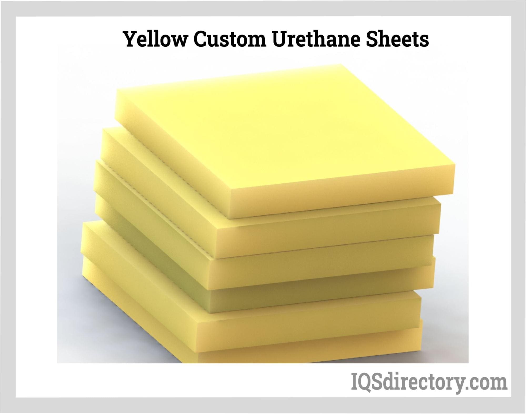 Yellow Custom Urethane Sheets